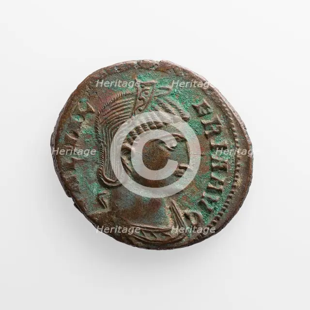 Follis of Galeria Valeria, A.D. 293-311. Creator: Unknown.