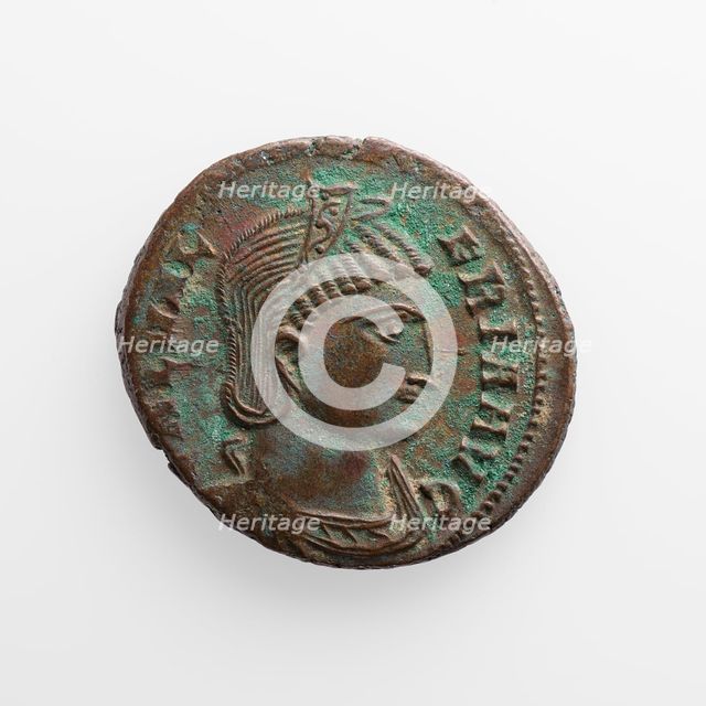 Follis of Galeria Valeria, A.D. 293-311. Creator: Unknown.