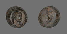 Follis (Coin) Portraying Emperor Diocletian, 284-305. Creator: Unknown