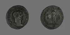 Follis (Coin) Portraying Emperor Diocletian, 298-299. Creator: Unknown