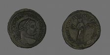 Follis (Coin) Portraying Emperor Diocletian, 298-299. Creator: Unknown