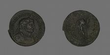 Follis (Coin) Portraying Emperor Galerius, about 303. Creator: Unknown