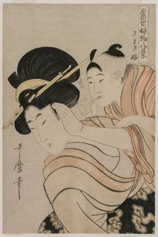 Fond of Noise from the series Eight Views of Favorite Things of Today’s World, late 1790s. Creator: Kitagawa Utamaro (Japanese, 1753?-1806)
