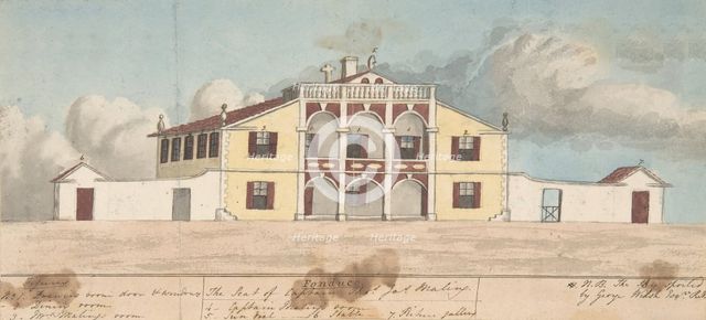 Fonduco, the Seat of Captain Thomas James Maling, 19th century. Creator: Anon.