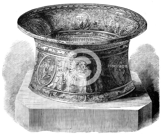 Font of St. Louis, in which the Imperial Infant was Christened, 1856.  Creator: Unknown.