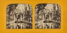 Fontaine de Medicis, Paris, 1860s. Creator: Adolphe Block
