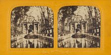 Fontaine de Medicis, Paris, 1860s. Creator: Adolphe Block