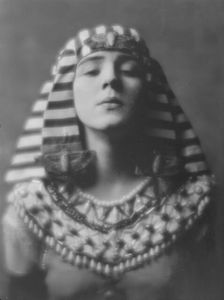 Fontaine, Miss, portrait photograph, 1916 Feb. 2. Creator: Arnold Genthe