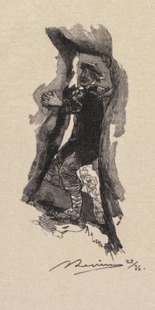 Fontainebleau Forest: Pass of the Seven Caverns (La Forêt de Fontainebleau...), 1890. Creator: Auguste Louis Lepère (French, 1849-1918); A. Desmoulins, Published in Revue Illustrée, 1887-90