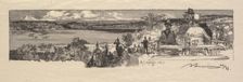 Fontainebleau Forest: Valley of the Solle (La Forêt de Fontainebleau: La Vallée de la Solle), 1890. Creator: Auguste Louis Lepère (French, 1849-1918); A. Desmoulins, Published in Revue Illustrée, 1887-90