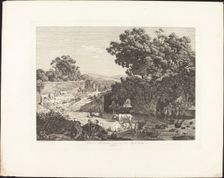 Fontana Blandusia, volgarmente detta Acquoria a Tivoli, 1794. Creator: Jacob Wilhelm Mechau