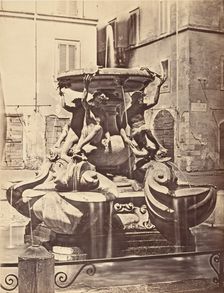 Fontana delle Tartarughe, 1848-52. Creator: Eugène Constant
