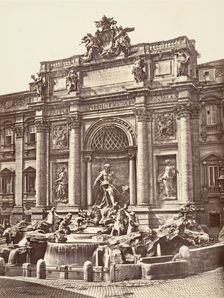 Fontana di Trevi, 1848-52. Creator: Eugène Constant