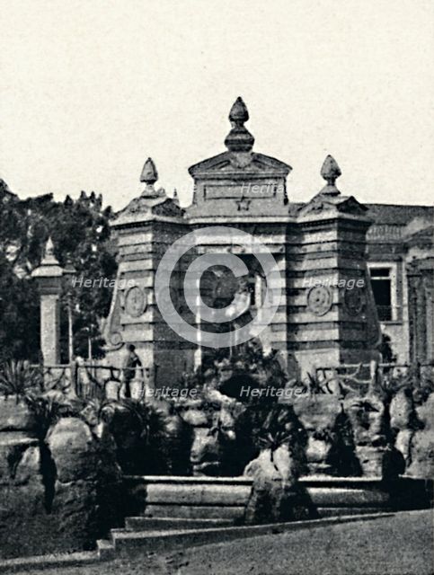 'Fonte no Jardim do Palacio', 1895. Artist: Paulo Kowalsky.