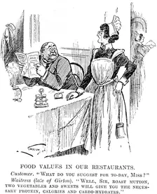 Food Values in our Restaurants 1917