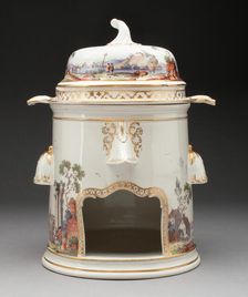 Food Warmer (Réchaud), Munich, c. 1760. Creator: Nymphenburg Porcelain Manufactory