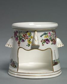 Food Warmer (Veilleuse), c. 1758-1760. Creator: Nymphenburg Porcelain Factory (German, founded 1747); Georg Christoph Lindemann (German), probably by