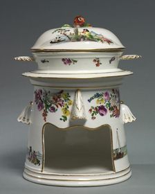 Food Warmer (Veilleuse), c. 1758-1760. Creator: Nymphenburg Porcelain Factory (German, founded 1747); Georg Christoph Lindemann (German), probably by