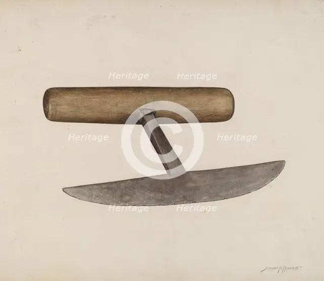 Food Chopper, 1935/1942. Creator: Sydney Roberts.