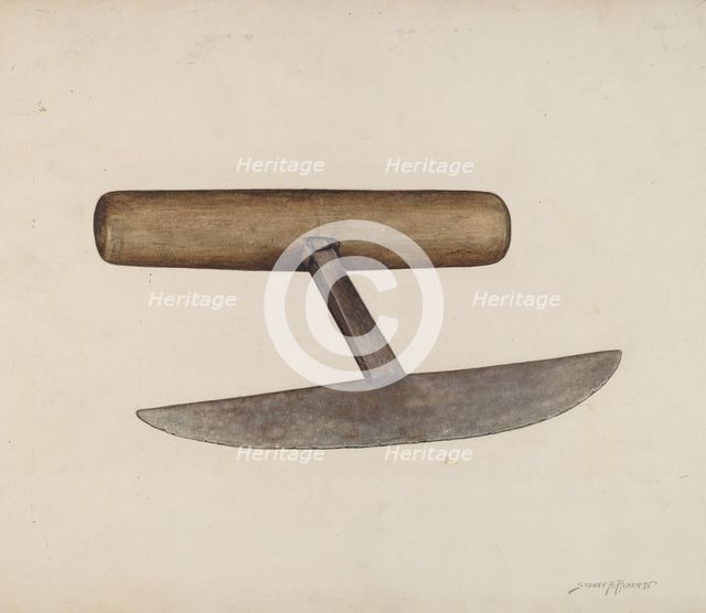 Food Chopper, 1935/1942. Creator: Sydney Roberts.