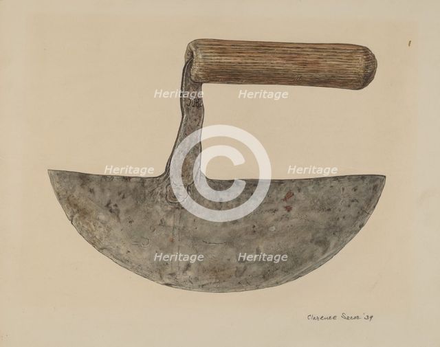 Food Chopper, 1939. Creator: Clarence Secor.