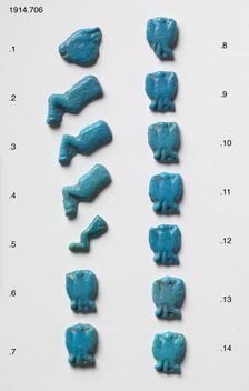 Food Model Amulets , 1295-1069 BC. Creator: Unknown