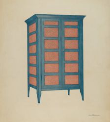 Food Safe, c. 1939. Creator: George V. Vezolles
