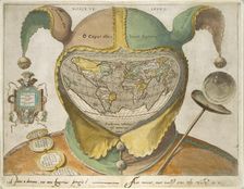 Fool’s Cap World Map, c1590