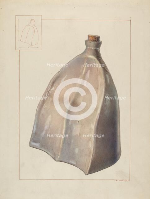 Foot Warmer, 1935/1942. Creator: Gordon Saltar.