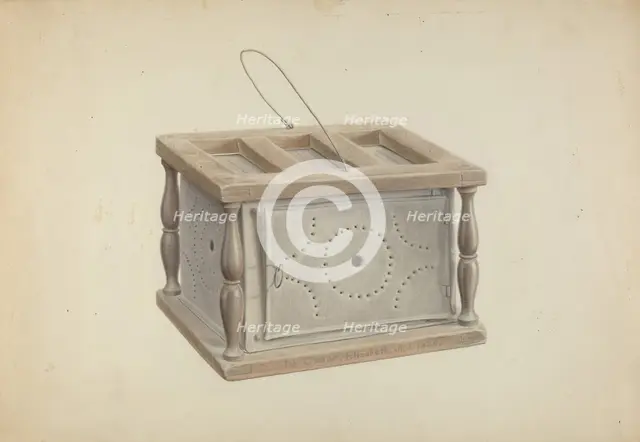 Foot Warmer, 1939. Creator: L. Vladimar Fischer.