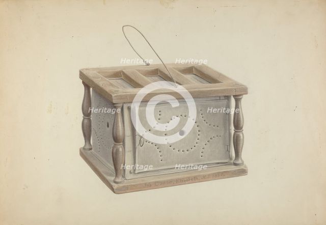 Foot Warmer, 1939. Creator: L. Vladimar Fischer.