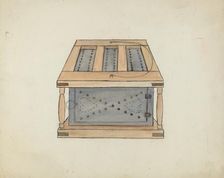 Foot Warmer, c. 1936. Creator: Edna C. Rex