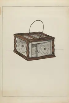Foot Warmer, c. 1936. Creator: Katherine Hastings