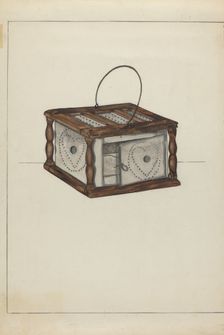Foot Warmer, c. 1936. Creator: Katherine Hastings