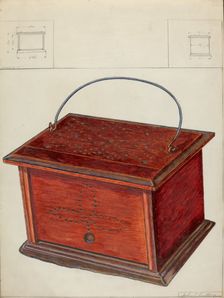 Foot Warmer, c. 1936. Creator: John Cutting