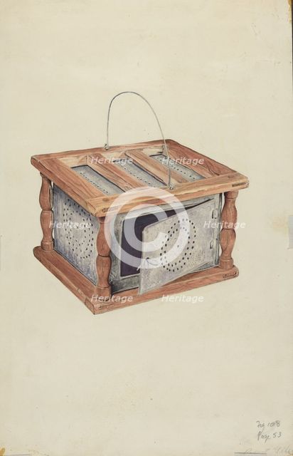 Foot Warmer, c. 1938. Creator: Robert Gilson.