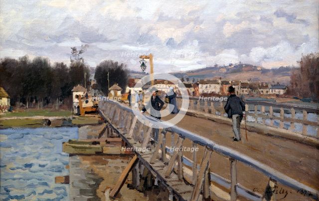 'Foot Bridge at Argenteuil', 1872. Artist: Alfred Sisley