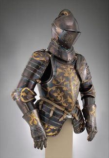 Foot-Combat armour of Prince-Elector Christian I of Saxony (reigned 1586-91), German, 1591. Creator: Anton Peffenhauser