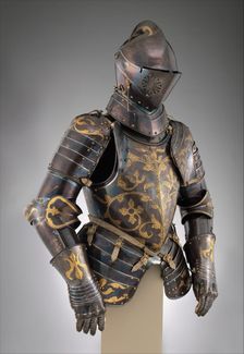 Foot-Combat armour of Prince-Elector Christian I of Saxony (reigned 1586-91), German, 1591. Creator: Anton Peffenhauser