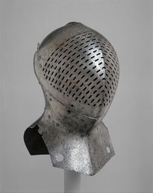 Foot-Combat Helm of Sir Giles Capel (1485-1556), possibly British, ca. 1510. Creator: Unknown