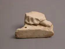 Foot Fragment, Coptic, 4th-7th century. Creator: Unknown