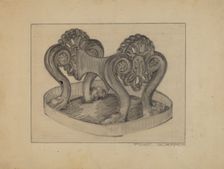 Foot Scraper, 1935/1942. Creator: Arelia Arbo