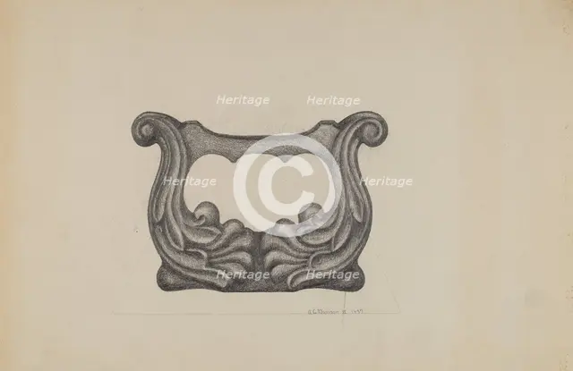 Foot Scraper, 1937. Creator: Austin L. Davison.