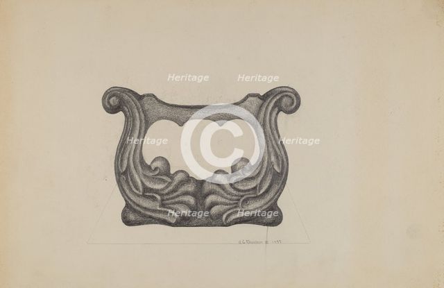 Foot Scraper, 1937. Creator: Austin L. Davison.