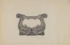 Foot Scraper, 1937. Creator: Austin L. Davison