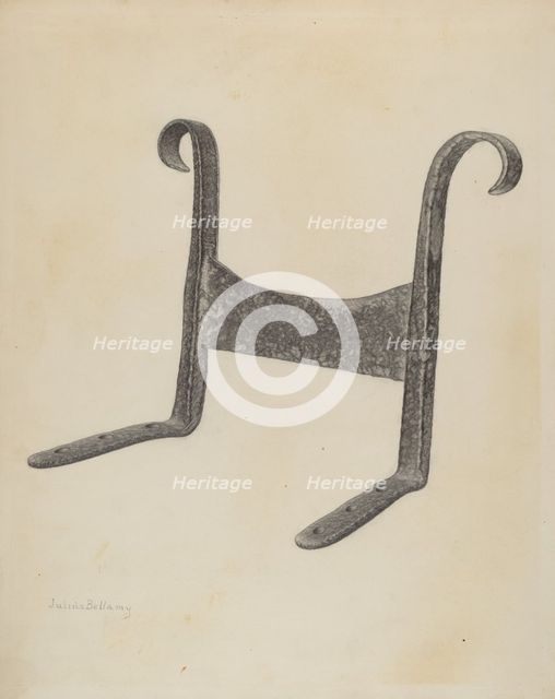 Foot Scraper, c. 1940. Creator: Julius Bellamy.