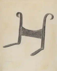Foot Scraper, c. 1940. Creator: Julius Bellamy