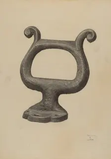 Foot Scraper, c. 1940. Creators: Julius Bellamy, Jacob Lipkin