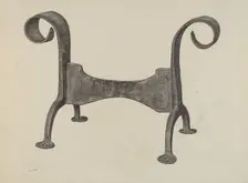Foot Scraper, c. 1941. Creator: Jacob Lipkin