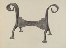 Foot Scraper, c. 1941. Creator: Jacob Lipkin